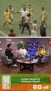 224K views · 1.5K reactions | Insiden berdarah Malaysia-Nepal, yang ramai tak tahu! � Bola Itu Life x Rizal Hashim kini tersedia di Youtube rasmi Astro Arena, Spotify, Apple Podcast & Syok! � #BIL | @keeshmatstats @faizkgurun @rizal_hashim | Astro Arena | Facebook