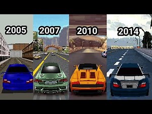 Evolution of Need for Speed 3D Java/J2me (2005-2014)