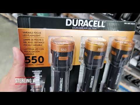 Costco Duracell Ultra 550 Lumen Flashlight 3 Pack - $14.99