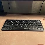 Arteck 2.4G Wireless Keyboard Ultra Slim and Compact Wireless Keyboard with Media Hotkeys for Computer/Desktop/PC/Laptop/Surface/Smart TV and Windows 10/8/ 7 Built-in Rechargeable Battery