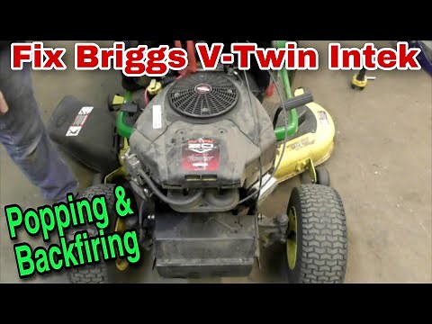 Briggs V-Twin Intek Popping and Backfiring?? Fix It! (Camshaft Replacement)