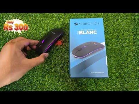 Zebronics Blanc Slim Wireless Mouse | Best Wireless Mouse under 300 | Wireless Mouse Setup