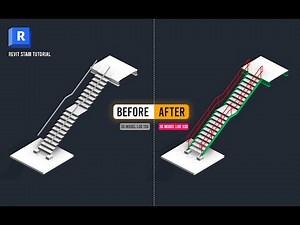 Revit Tutorial #13 | How to make Industrial Steel Staircase in revit, Steel Staircase