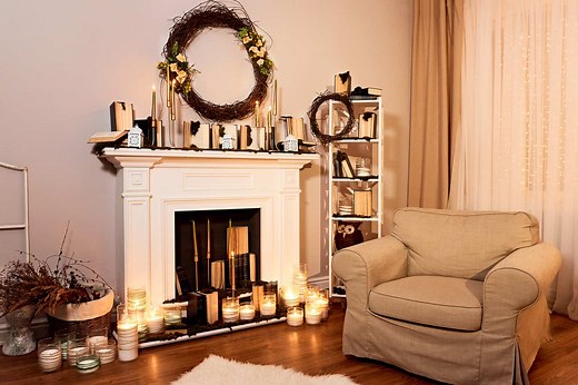 18 Unique Ways to Decorate an Unused Fireplace
