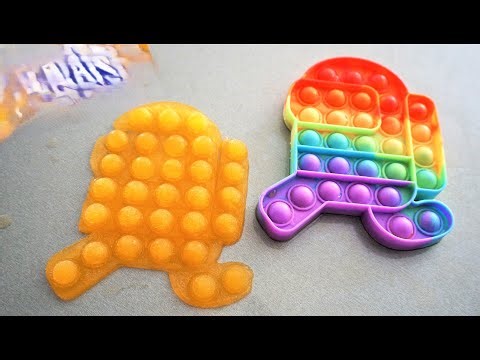 Make & Play DIY candy pop it, How to make DIY Orang pop it