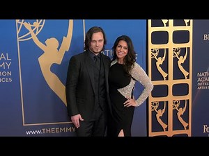 Jonathan Jackson and Lisa Vultaggio 2025 Daytime Emmy Awards Red Carpet