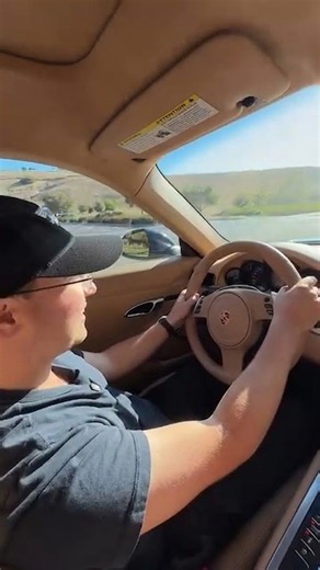 When a relaxing Porsche drive turns into a near crash