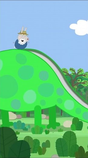 The HUGE Dinosaur Slide! 🦕 #PeppaPig #Shorts #Dinosaur