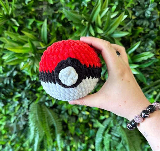 Crochet Pattern for Poke-ball - Catch 'em All - Etsy