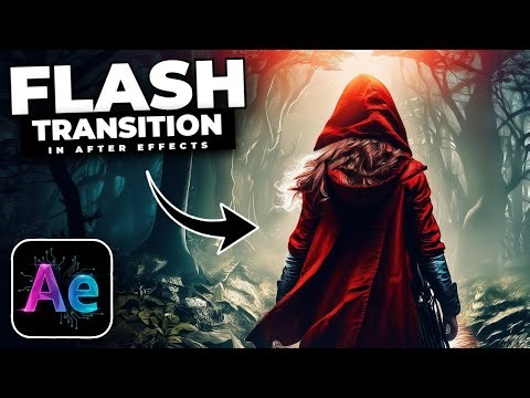 How To Add a FLASH TRANSITION In After Effects
