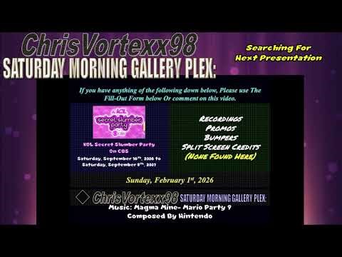 ChrisVortexx98 Saturday Morning Gallery Plex: Looking for New Content for Presentations 2-1-2026