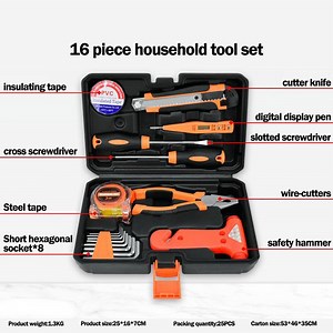 [Hot Item] Household Hardware Set Tools, Electrician Maintenance Toolbox, Multi-Functional Combination Set Tools Set