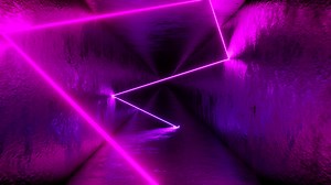 A laser moving in a rectangular tunnel. Infinitely looped animation