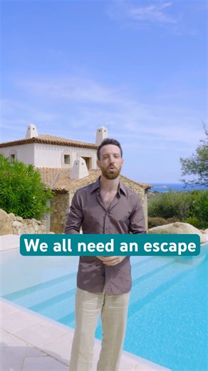 Sardinia is known to be a magic place for an escape from daily stress. Check out on this villa 🏘️