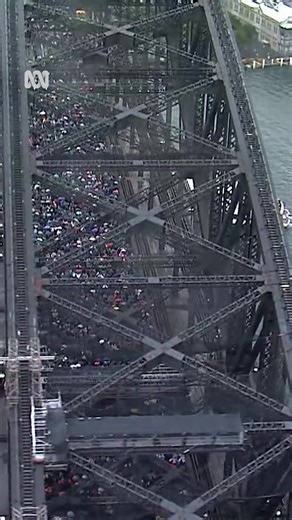 325K views · 9.1K reactions | Thousands of people are walking across the Sydney Harbour Bridge as part of a pro-Palestinian protest. Follow the ABC News live blog here: https://www.abc.net.au/news/2025-08-03/pro-palestinian-march-sydney-melbourne-august-3/105605280?utm_campaign=abc_news_web&utm_content=link&utm_medium=content_shared&utm_source=abc_news_web | ABC Sydney | Facebook