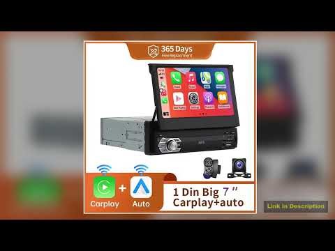 Universal 1 Din MP5 Player 7 Inch Carplay Android Auto Manual Automatic Retractable Touch Screen