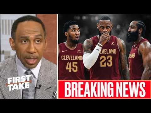 FIRST TAKE | "Cavs & LeBron reunion!"- Stephen A. believes LBJ has played last game with the Lakers