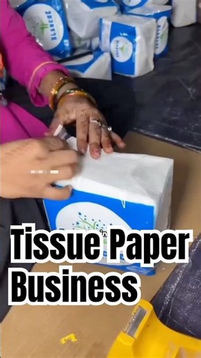Tissue Paper Manufacturing Business 18/100 | #businessideas #shorts #business #businesstips