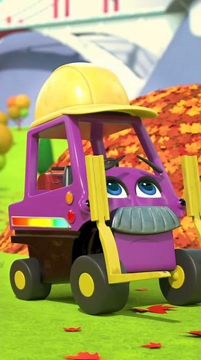 Hide and Seek with Buster 🍂 Beautiful Autumn Leaves | Go Buster #hideandseek #autumn