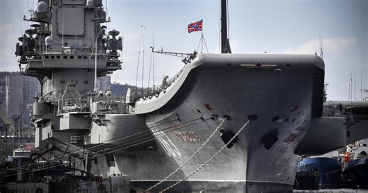 Un incendie se déclare sur le seul porte-avions russe, l'Amiral Kouznetsov