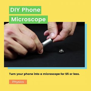1.5K views · 21 reactions | Turn your phone into a microscope for $5 or less. This STEM learning activity works with Apple or Android phones! See the step-by-step instructions and the supply list on YouTube: https://www.youtube.com/watch?v=RHfXzhm0se4 | Bearded Science Guy | Facebook