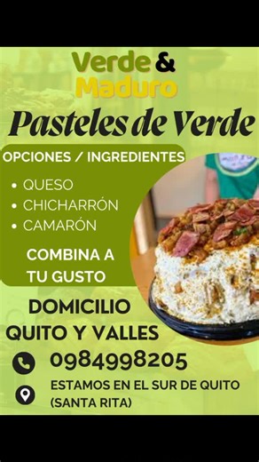 Delicioso Pastel de Verde Manaba | Sabores Auténticos | Quito