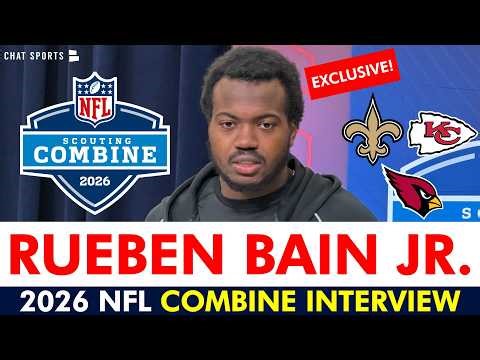 🚨 New: Rueben Bain Jr. NFL Combine interview: Team Meetings & Favorite Pass Rushers Revealed