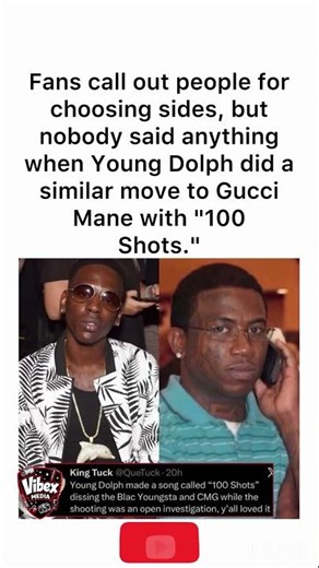 Fans Call Out Double Standards: Young Dolph Did "100 Shots" Too 🎯 #YoungDolph #GucciMane #100Shots