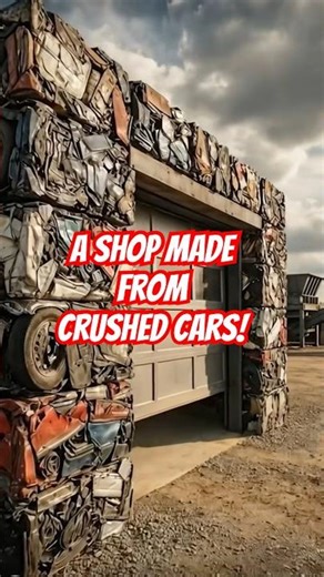 They’re Building a SHOP Out of CRUSHED CARS?! Avery Wants One 😳🚗💥