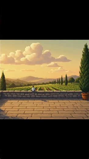 Peaceful Vineyard Sunset 🍇 Relaxing Ambient Escape