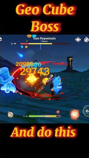 Geo Cube Boss✅✅✅ #genshinimpact #hoyovers #genshin #hoyocreators #gaming
