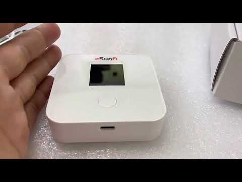 eSIM 4G Mobile WIFI ROUTER Brief Introduction Video Workable for Global 200 Plus Countries