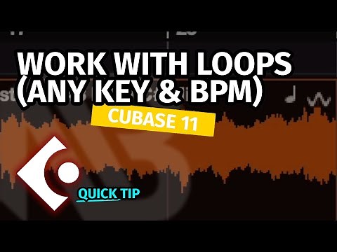 HOW TO USE LOOPS IN ANY KEY AND BPM | Quick Tip Cubase 11