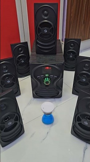 ZEBRONICS Omega 7.1 Home Theatre Speaker - Demo Sound Test 5 #shorts #hometheatre