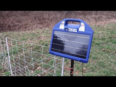 Premier One Electric Netting Fence and Charger Setup For Goats - 8K Volts!