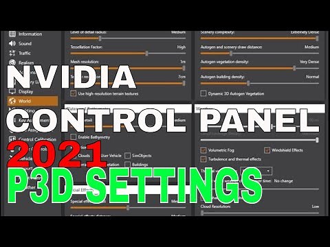 MY SETTINGS P3Dv5.1 2021