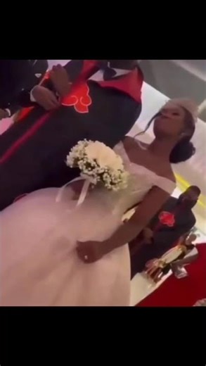 Bro wore an Akatsuki cloak to the wedding.