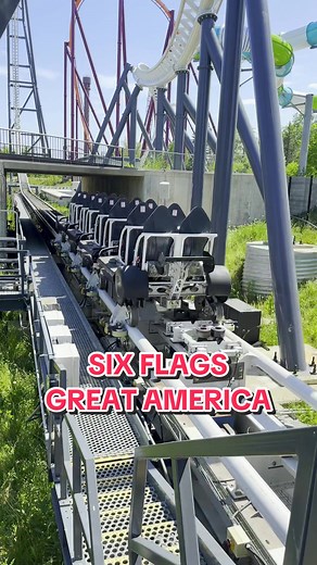 Everything I Rode at Six Flags Great America 🚩🎢 #sixflagsgreatamerica #sixflags #gurnee #illinois #chicago #themepark #rollercoaster #ride #amusementpark