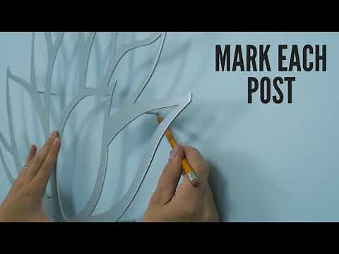 How to install Metal Wall Art by Inspire Metals