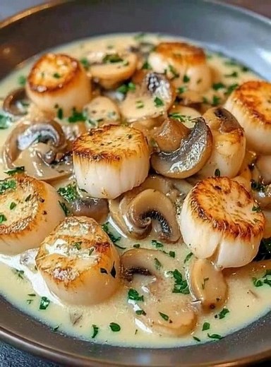 🐟 Gourmet Seafood Cassolette 🧂 Ingredients Seafood: 225 g prawns, peeled and deveined 225 g scallops 6–8 mussels or clams, cleaned 170 g firm white fish (cod, haddock or monkfish), cut into chunks 2 tbsp butter Salt and black pepper, to taste Full Recipe in Coʍmеոτ | Air Fryer Daily Recipes
