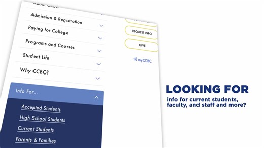 CCBC’s new website is finally here! Check it out now at ccbcmd.edu! #ccbcmd | CCBC | Facebook