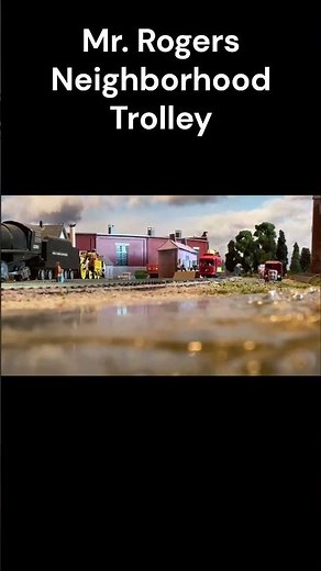 Mr. Rogers Neighborhood Trolley #train #modelrailroad #modeltrainlayout #mrrogers #hoscale