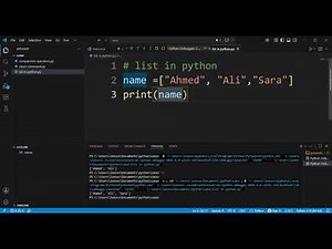 creating list in Python and understand index in Python
