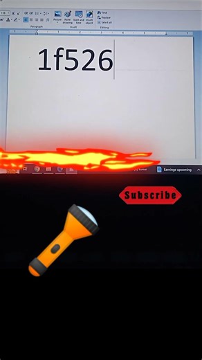 MS Word me Torch kaise banaye 🔦 #shorts