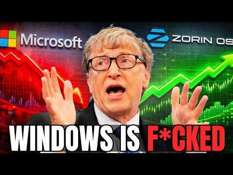 Bill Gates PANICS as Zorin OS Triggers Mass Windows Exodus