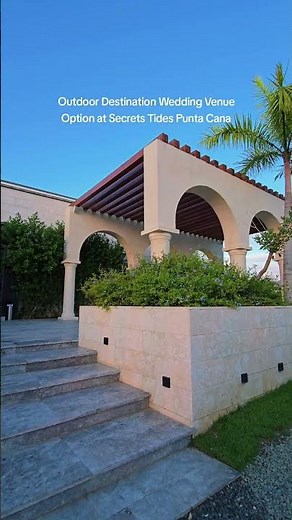 Outdoor Destination Wedding Venue Option at Secrets Tides Punta Cana