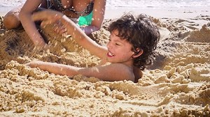 4k Happy Family Having Fun Beach Stock Footage Video (100% Royalty-free) 1034787452 | Shutterstock