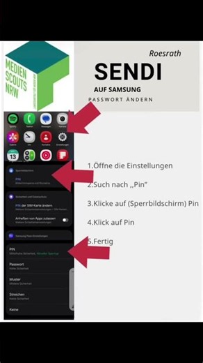 Wie man sein Passwort auf Apple und Samsung ändert