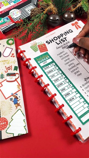 Happy Planner® | Customizable Planners, Journals & Stickers on Instagram: "December planning, but make it cozy and realistic 🎄✨ A Happy Planner open to holiday lists, gift ideas, and Christmas prep moments that happen one pen stroke at a time. From shopping notes to stocking stuffer ideas, this kind of planning captures the behind-the-scenes of the season—busy, festive, and thoughtfully organized. Proof that Christmas magic often starts with writing it all down 📝🎁❤️ #christmasplanning #happyp