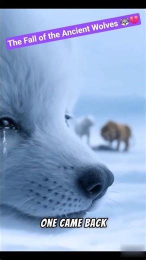 How Ancient Wolves Went Extinct… 🐺❄️ (The Untold Truth)#shorts #wolf #wildlife #wolves #wolfsounds